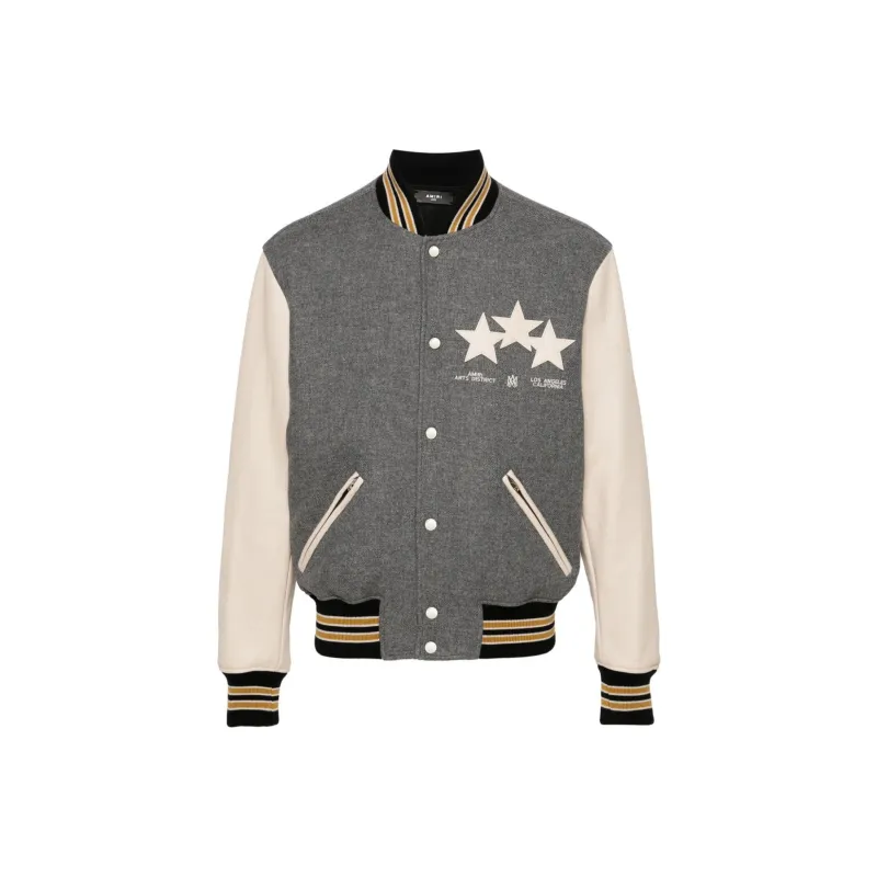 AMIRI Oversized Stars Varsity Jacket-0