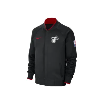 Nike Dri-Fit Miami Heat Showtime City Edition Jackets Coats City Edition Miami Heat Men's Black
