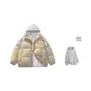 08 Khaki+Light Gray Sweatshirt