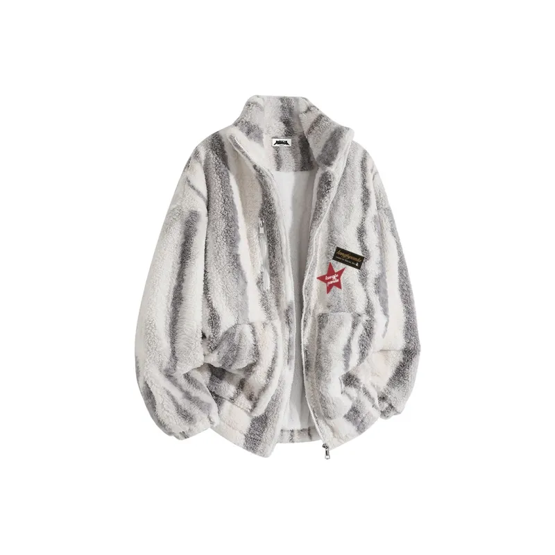 Kung Fu Panda Velvet feel Coat Unisex-10
