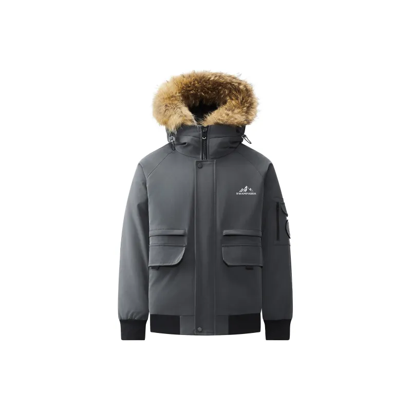 SWAMP AREA Parka Down Jacket Unisex-6