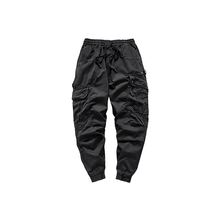 VIP Drawstring Elastic Cuff Casual Pants Men's-5