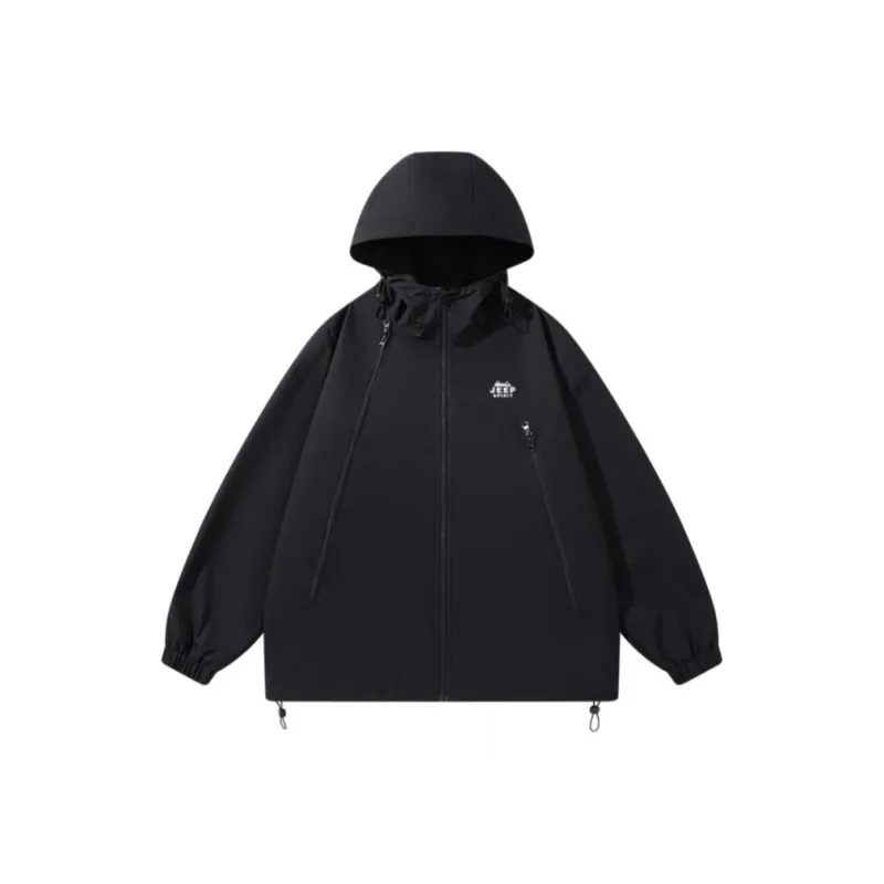 JEEP SPIRIT Windproof, Breathable, Abrasion Resistant, Thermal, Water Repellent, Rainproof Windbreaker Jacket Unisex-6