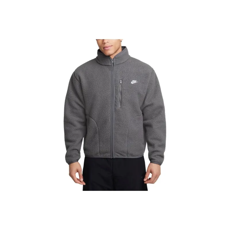 Nike Sportswear Club FW24 Velvet feel Coat Men's Iron Gray-0