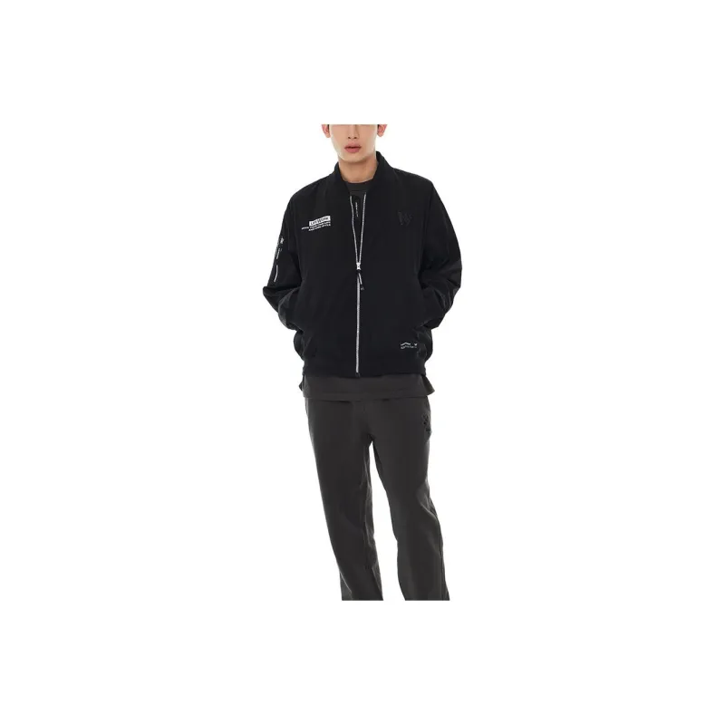 Lifework SS24 Baseball Jacket Men's Black-0