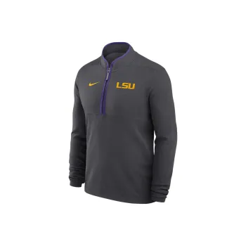 Nike Lsu Tigers Victory Men's Nike Dri FIT College 1/2 Zip Long Sleeve Top