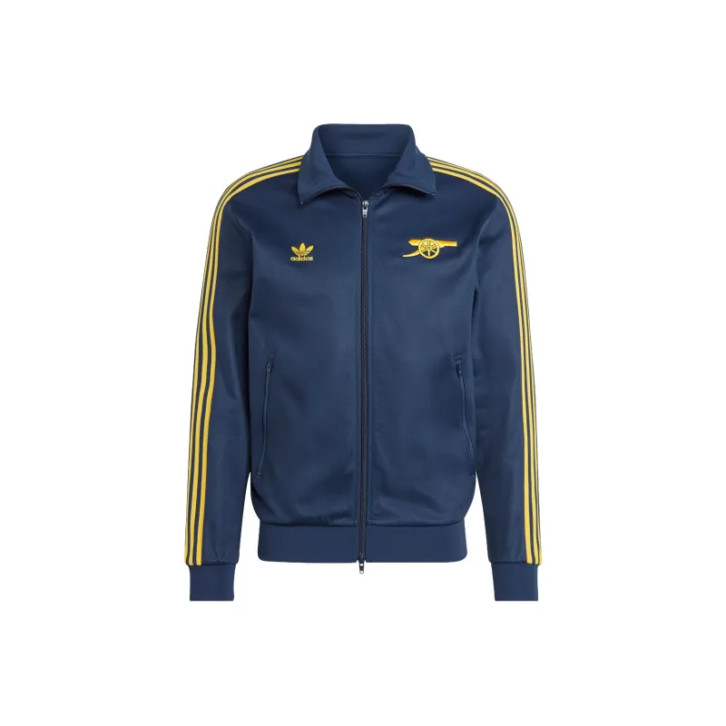 Adidas Originals ARSENAL BECKENBAUER TRACK TOP Jackets Coats Men's College Navy/Tribal Yellow-0