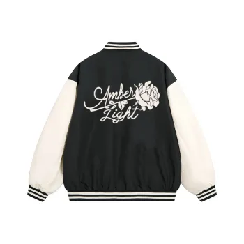 AMBER LIGHT Baseball Jacket Unisex Khaki