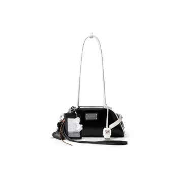 MCMIKO Cow Leather Bowling Bag, Shoulder Bag Regular Women's Multicolor