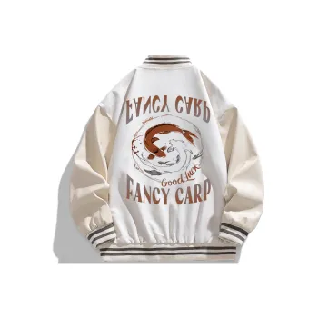 FONDLOOK Baseball Jacket Unisex
