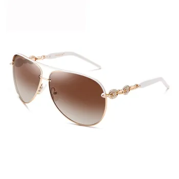 PARZIN Metal Aviator Sunglasses Women's