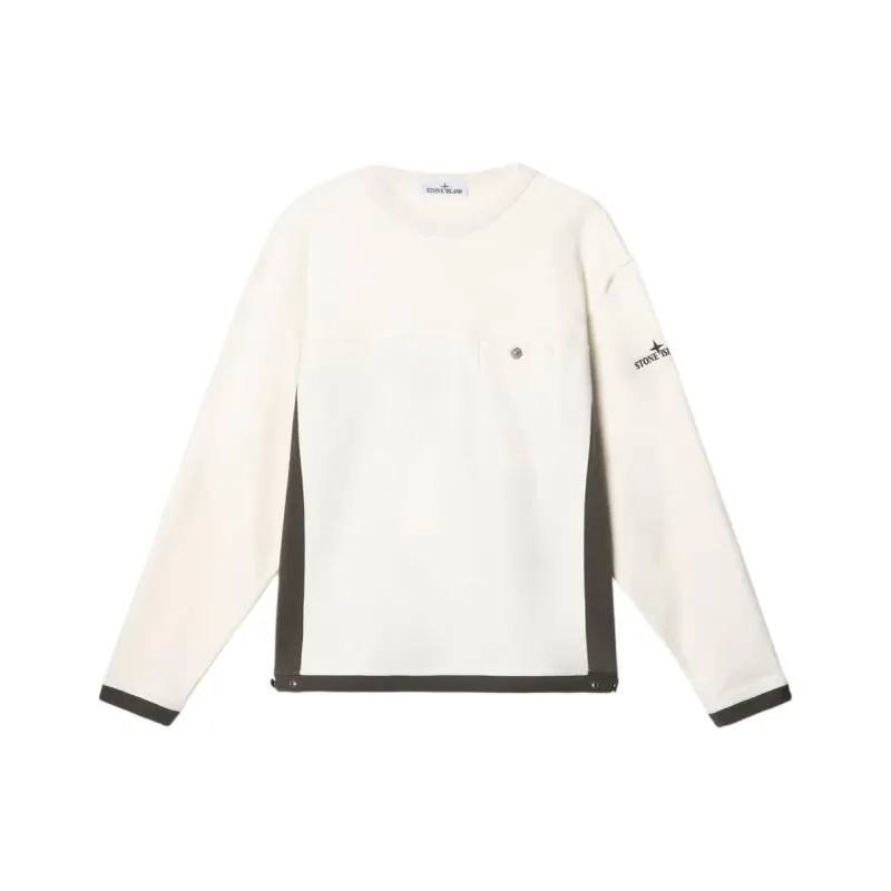 STONE ISLAND Panelled Long sleeve Top-0