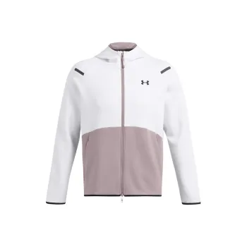 Under Armour Unstoppable FW24 Fleece Jackets & Coats Men's Gray/White