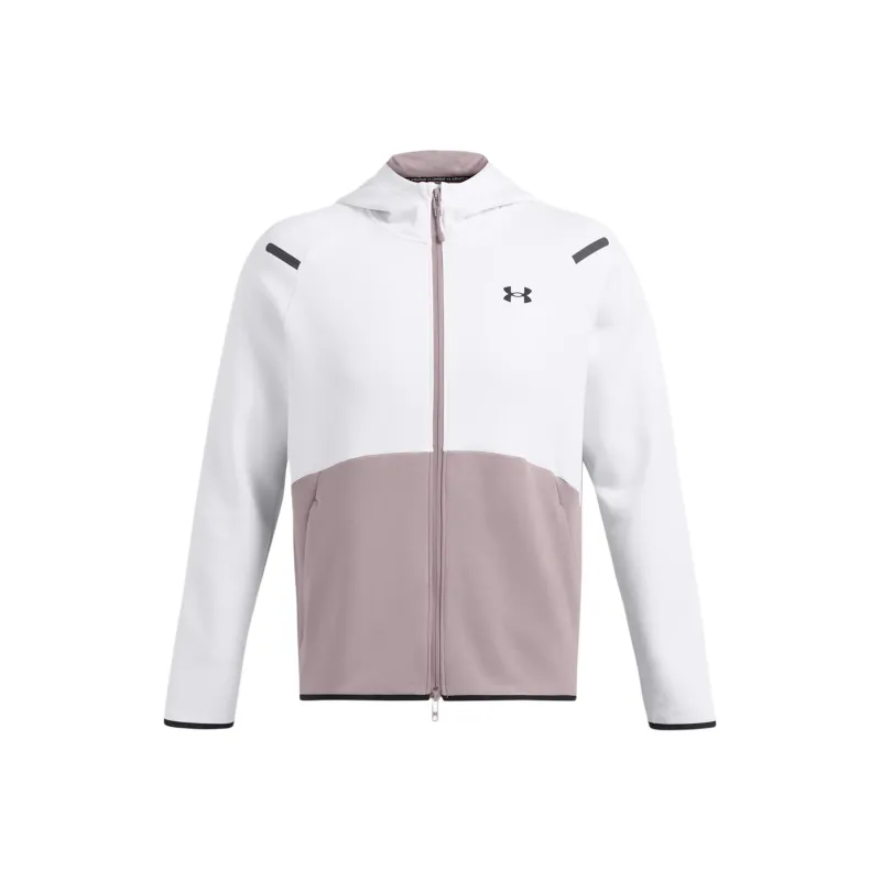 Under Armour Unstoppable FW24 Fleece Jackets & Coats Men's Gray/White-0
