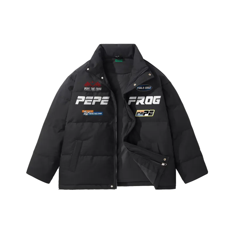 Pepe The Frog Down Jacket Unisex-0