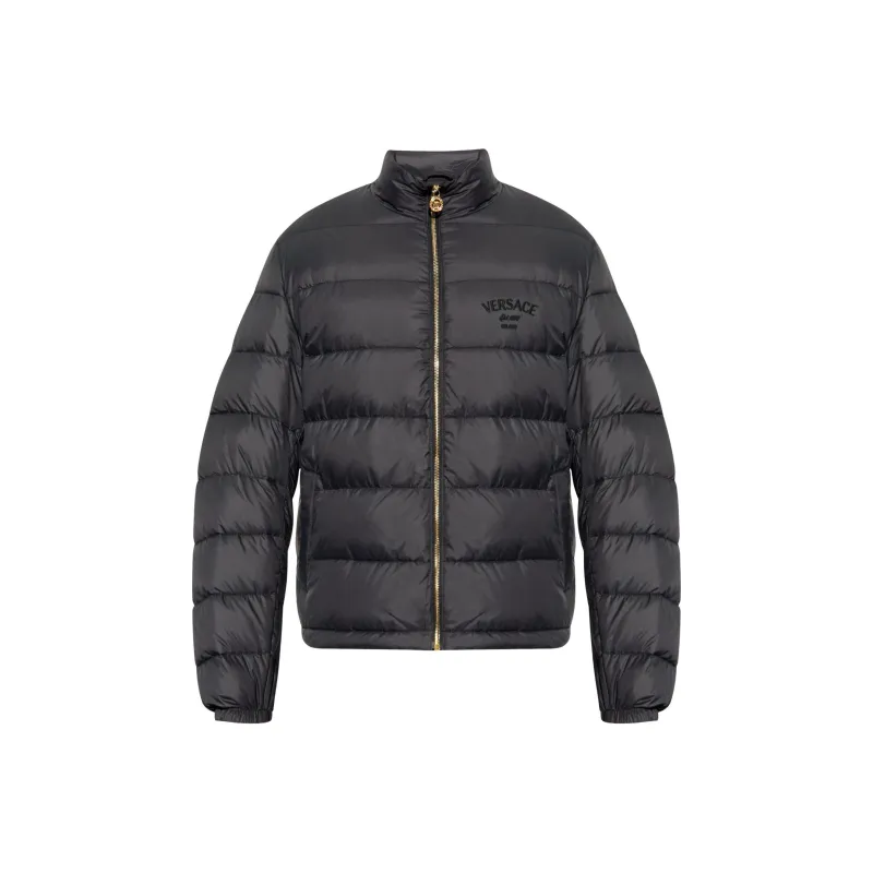 VERSACE Quilted Zipped Puffer Jacket-0