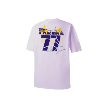 NBA Los Angeles Lakers Team Culture Collection T Shirt Unisex Light Purple