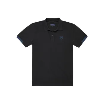DUCATI Smart 2.0 Polo Shirt Unisex Black Blue