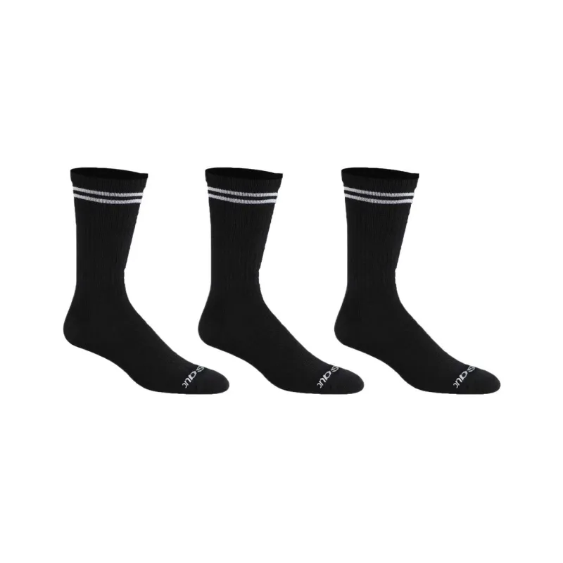 Saucony Inferno Cushion Mid Calf Socks Women's 3 Pack Black-1