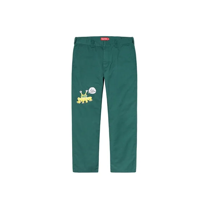 Supreme Daniel Johnston Embroidered Work Pant-2