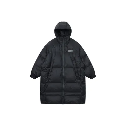 NewJnxs 블랙 남녀공용 다운 재킷