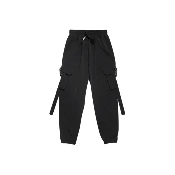 XINYINSU Casual Pants Unisex Black