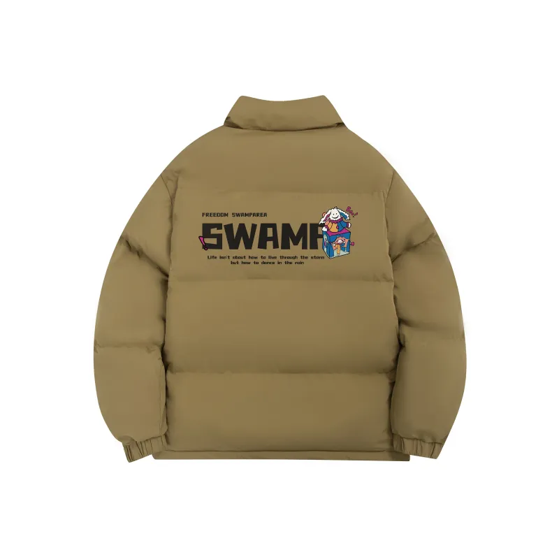 SWAMP AREA Puffer Jacket Unisex-6