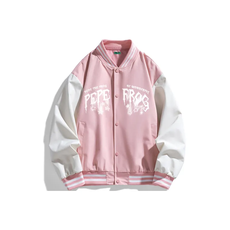 Pepe The Frog Baseball Jacket Unisex-6