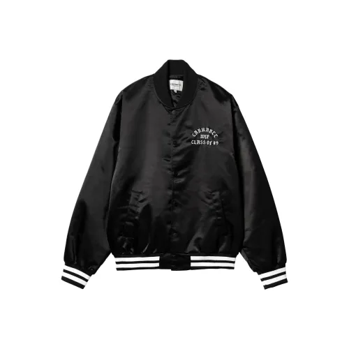 Carhartt WIP SS24 Class Of 89 Bomber Jacket Baseball Jacket Men's Black