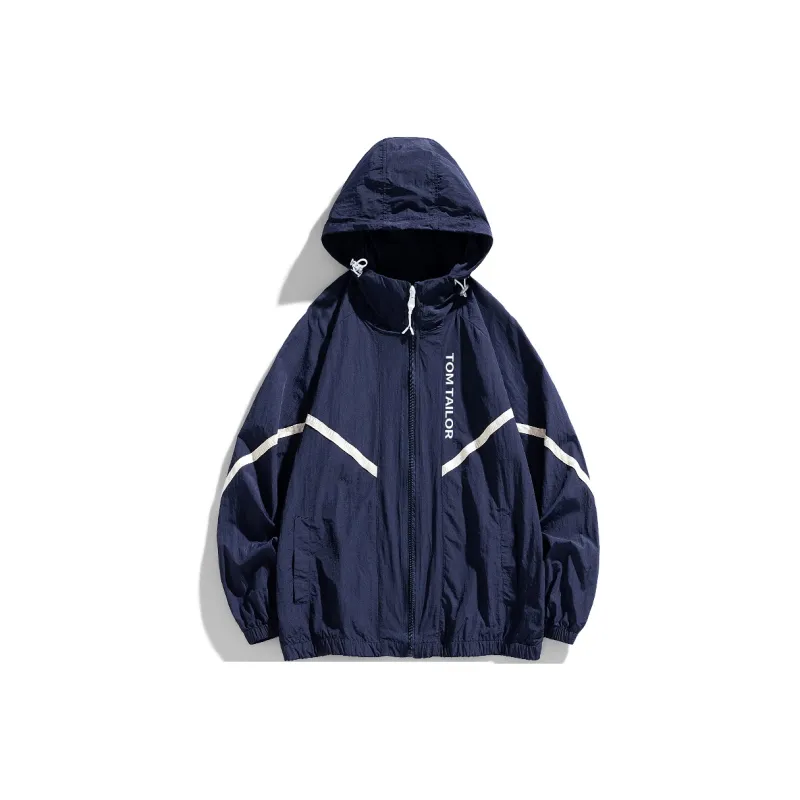 TOM TAILOR SS24 Sun Protection Clothing Unisex Navy Blue-0