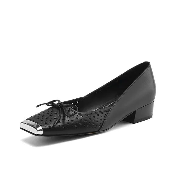 Mo Lin Casual Single Shoes 3CM Women's-0