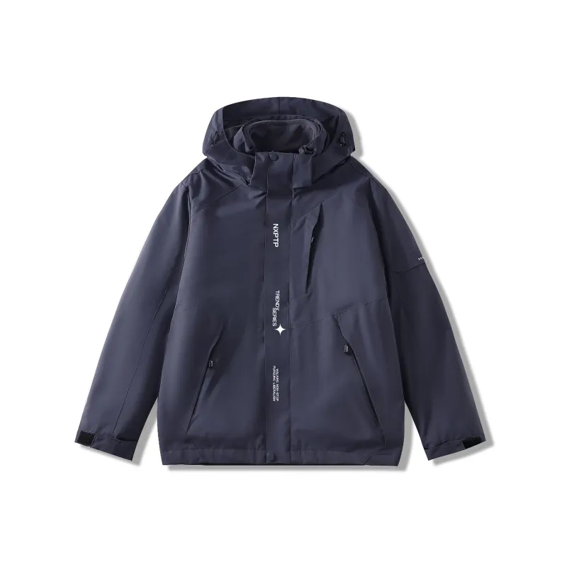 NXPTP Waterproof And Windproof To Keep Warm Windbreaker Jacket Unisex-6