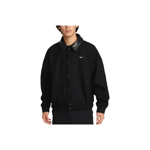 nike online Solo Swoosh Men's Wool Varsity Jacket