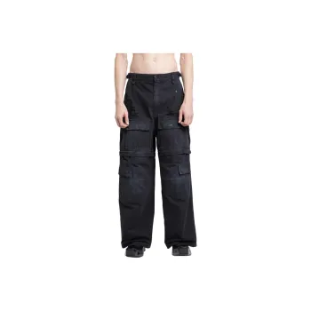Balenciaga Loose Fit Jeans Men's Black