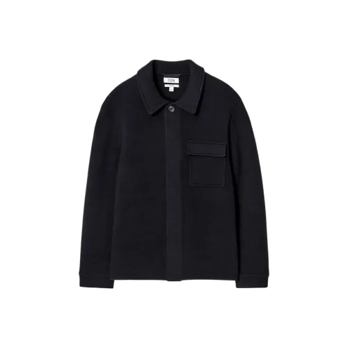 COS Jackets Coats Men's Navy Blue