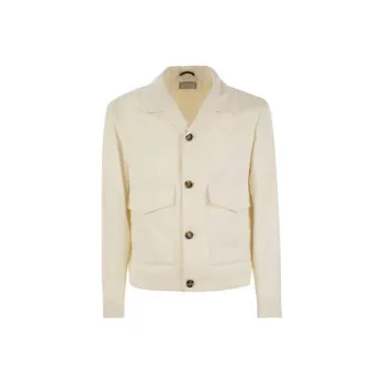 Brunello Cucinelli Long Sleeved Button Up Jacket
