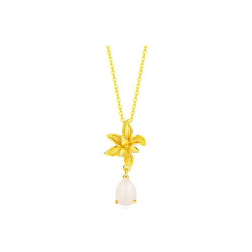 Crafts Women's Chalcedony Jade Necklaces Unisex