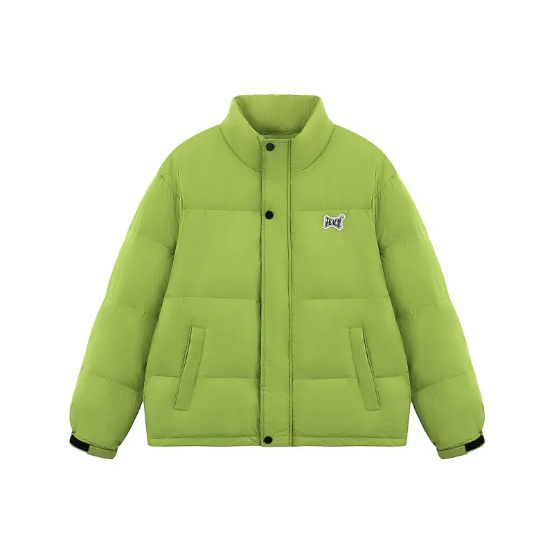 Teach Peace Casual Down Jacket Unisex-6
