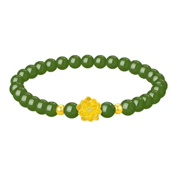 ALLOVE Bracelets Green Jade Unisex