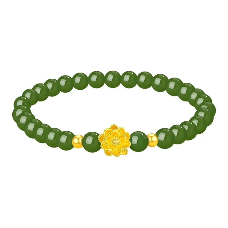 ALLOVE Bracelets Green Jade Unisex-0
