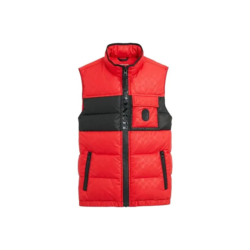 COACH FW23 Down Jacket Men's Red-0