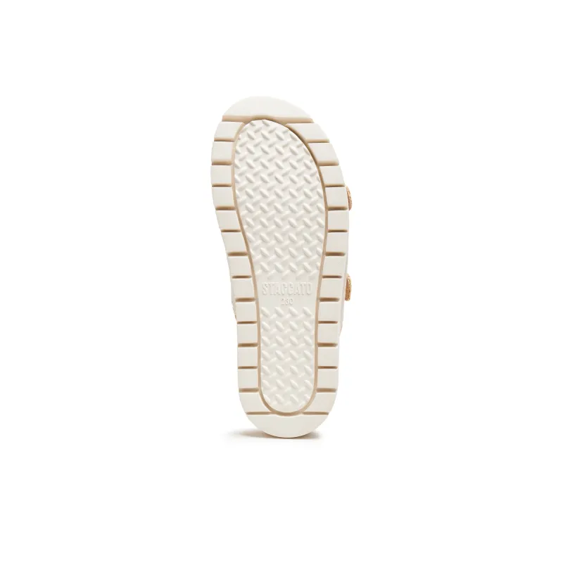 Staccato Quick Dry Slide Slippers Women's Beige Apricot-5