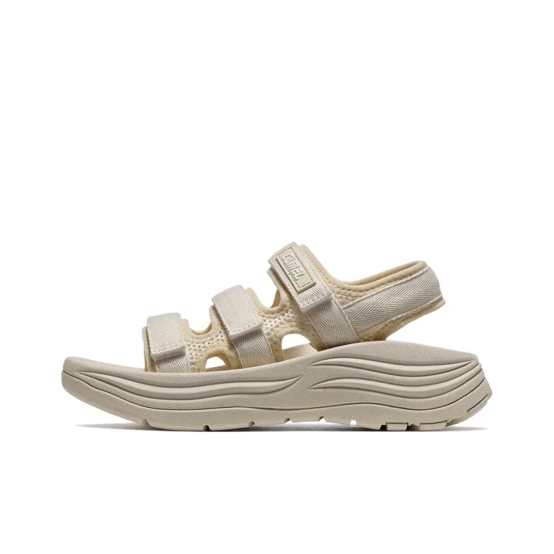 CAMEL Beach Sandals Women's Milk White/Glacier Blue/Milk White/Iris Purple/Black/Beige-9