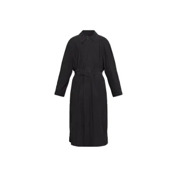 Balenciaga Checkered Belted Coat