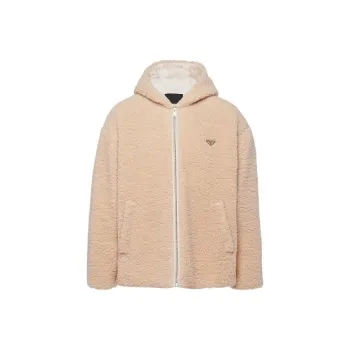 PRADA Triangle-logo Fleece Jacket