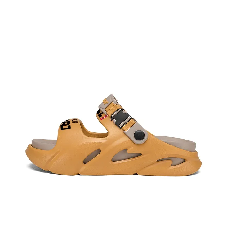 CAMOSI Beach Sandals Unisex Black Gray/White Black/Orange/Mint Green-4