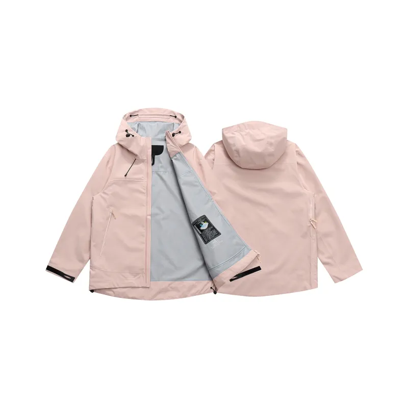 LIVINGTOWN Warm Breathable Water Resistant Windproof Windbreaker Jacket Unisex-8