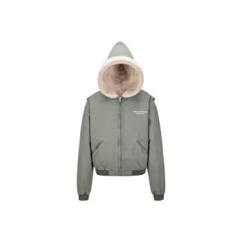 BLACK OF EXIT Jackets Coats Unisex Army Green