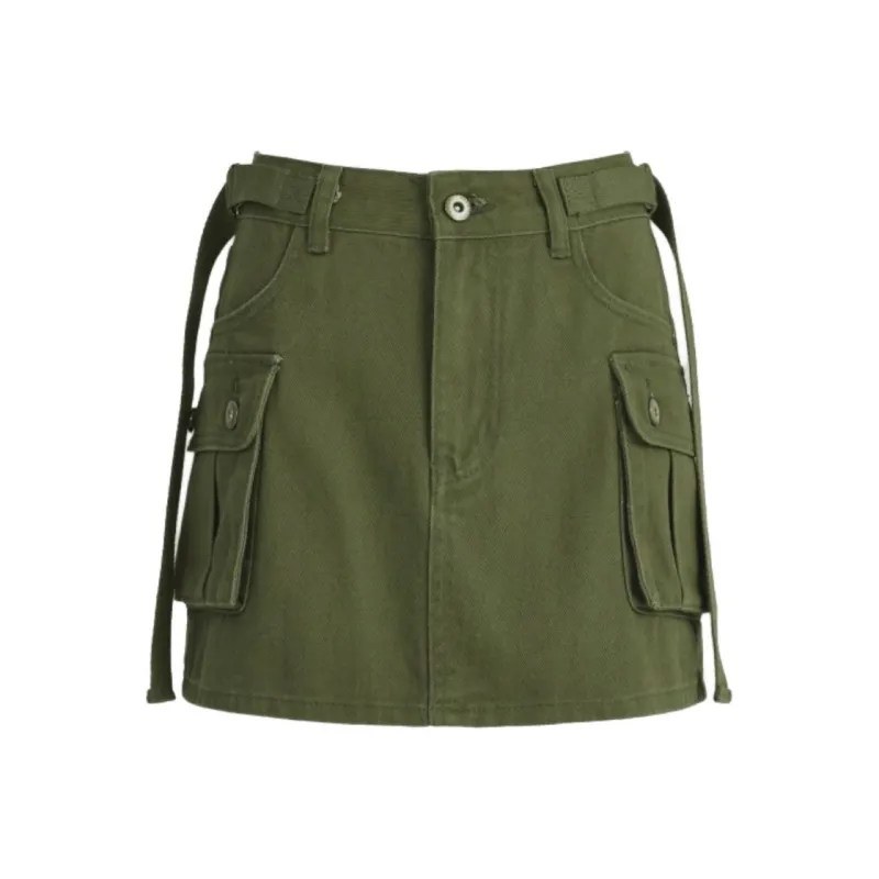 Rose Cargo Short Skirts Women's-8