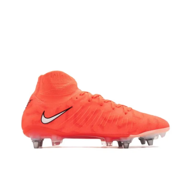 Nike Phantom Luna Elite Anti Slip Wear Resistant Soccer Shoes Men's Red White-1